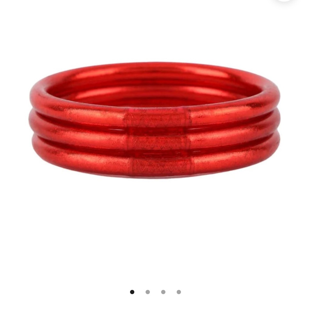Red Triple Band Ring